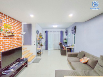 *****ทาวน์เฮ้าส์มือสองย่านปทุมธานี ม.บ้านพฤกษา แจ้งวัฒนะ-ราชพฤกษ์ #หลังมุม เนื้อที่กว้างขวางเกือบ 27 ตร.ว. ฟังก์ชัน 3 ห้องนอน 2 ห้องน้ำ 1 ที่จอดรถ บ้านพร้อมอยู่ แถมฟรี! 2 เครื่องปรับอากาศ บนทำเลเชื่อมต่อถ.ราชพฤกษ์, ถ.แจ้งวัฒนะ และทางด่วน "บางปะอิน-ปากเกร็ด"